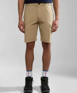 Napapijri Men's Dease Bermuda Shorts Beige Cornstalk