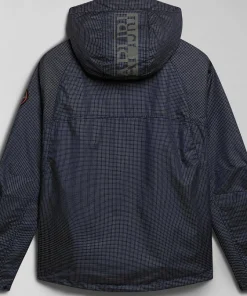 Napapijri Men's Makay Windbreaker with Dyneema Grey Owl
