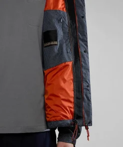 Napapijri Men's Makay Windbreaker with Dyneema Grey Owl