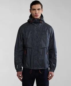 Napapijri Men's Makay Windbreaker with Dyneema Grey Owl