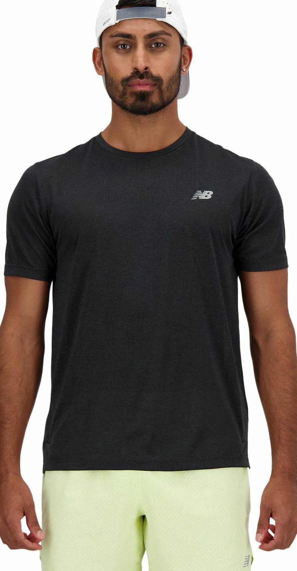 New Balance Men's Athletics T-Shirt Black