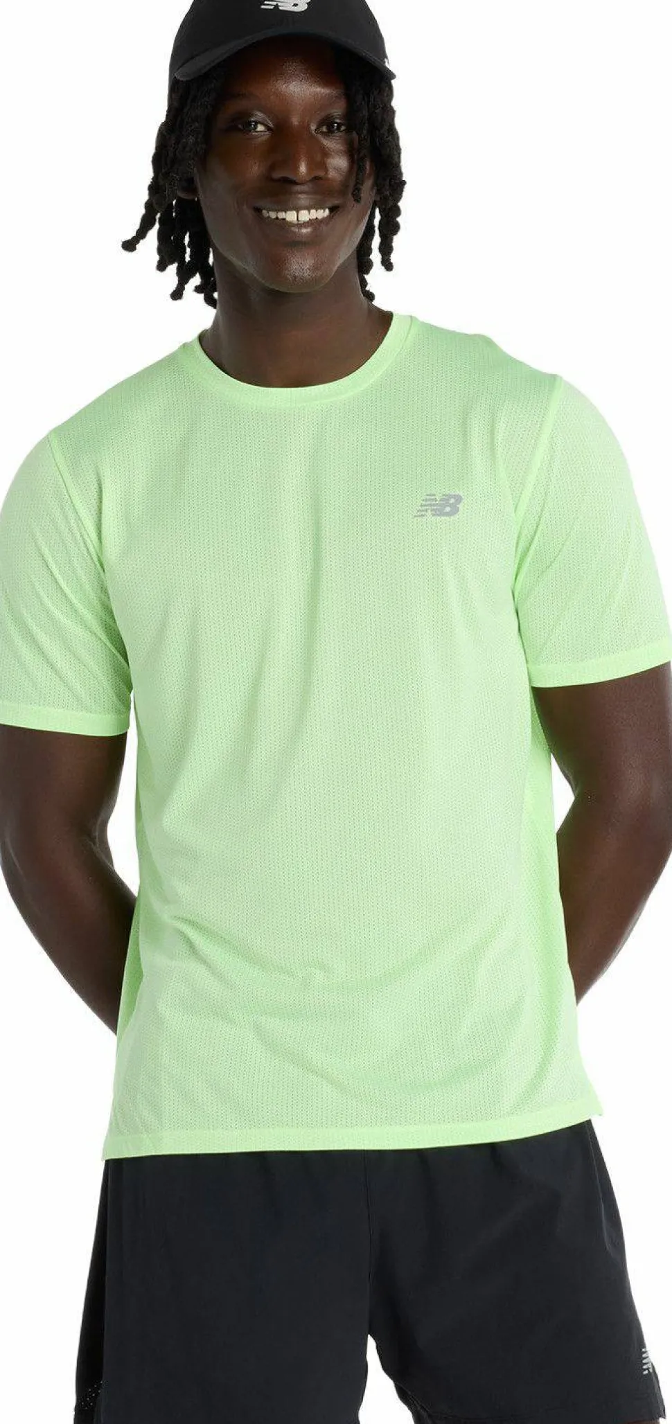 New Balance Men's Athletics T-Shirt Afterglow Heather