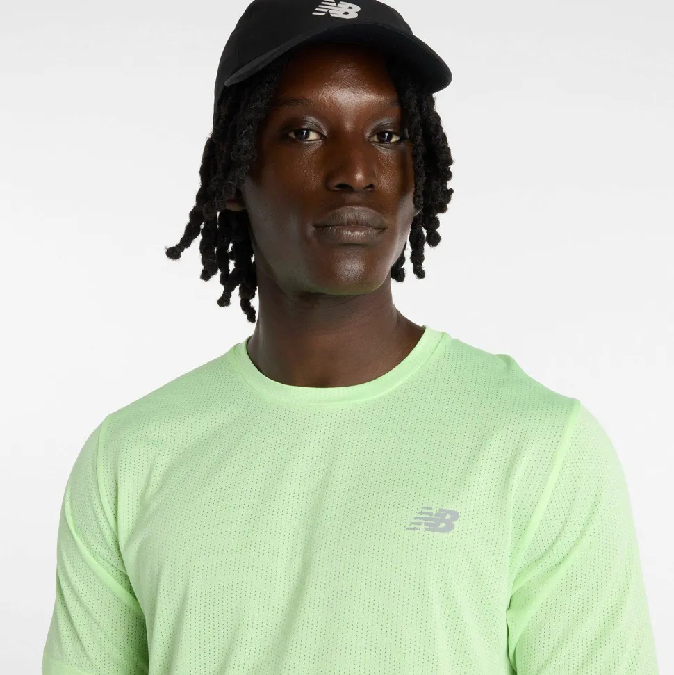 New Balance Men's Athletics T-Shirt Afterglow Heather