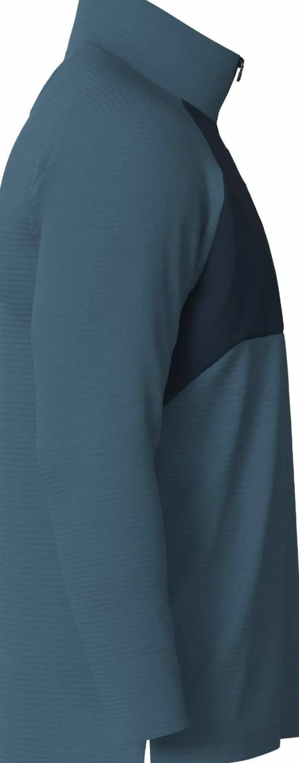 New Balance Men's Athletics Heat Grid 1/2 Zip Heather Blue