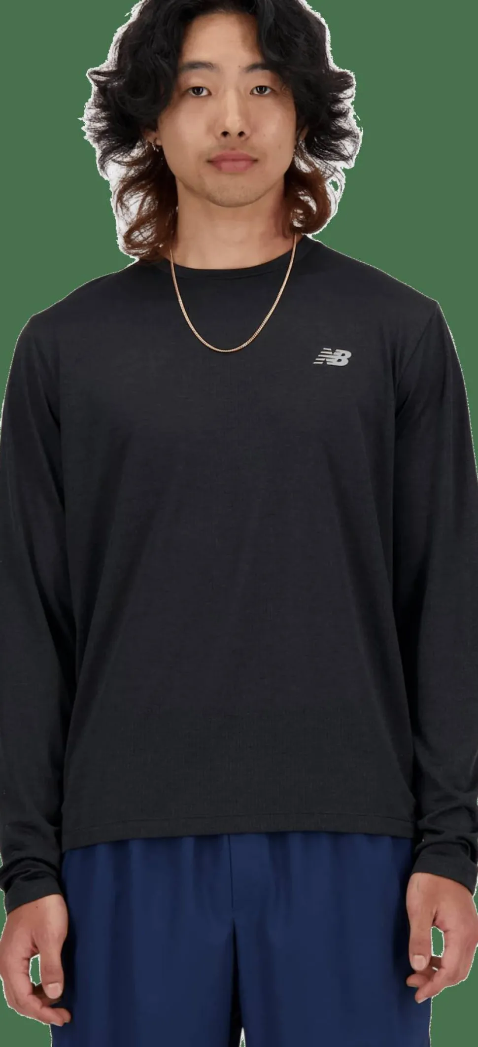 New Balance Men's Athletics Long Sleeve Black