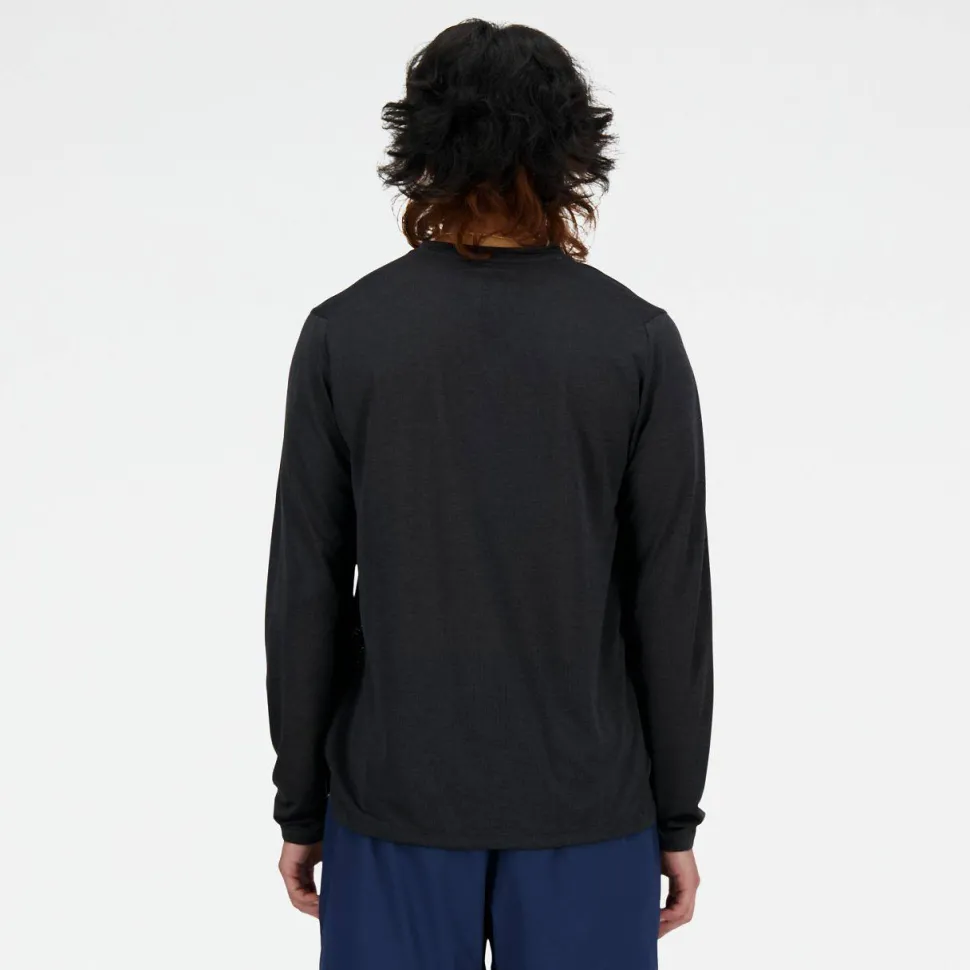 New Balance Men's Athletics Long Sleeve Black