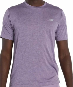 New Balance Men's Athletics T-Shirt Candied Violet Heather