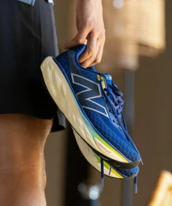 New Balance Men's Freshfoam X 1080v14 Inkwell with Silver Metallic and Ginger Lemon