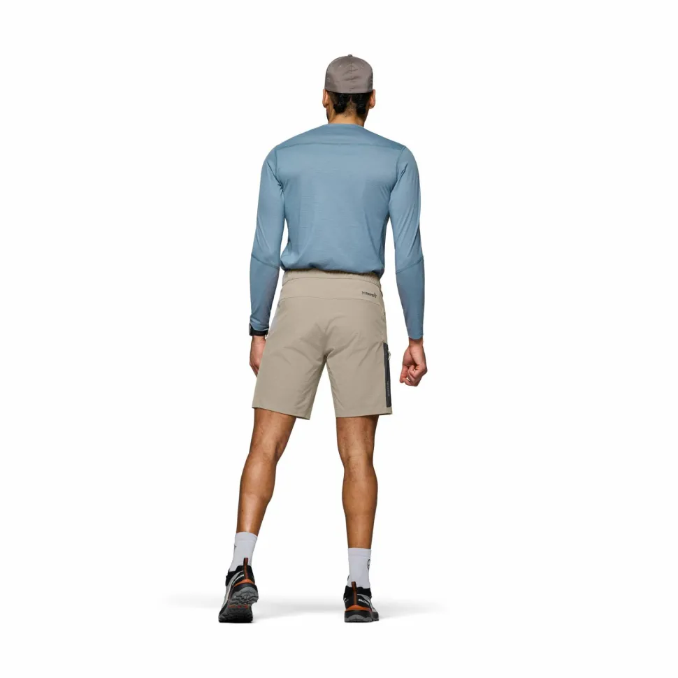 Norrøna Men's Falketind Flex1 Light Shorts Winter Twig/caviar Black