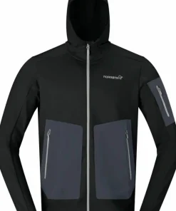 Norrøna Men's Falketind Warm Stretch Hood Caviar Black