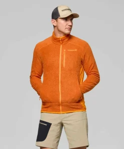 Norrøna Men's Falketind Warm1 Active Jacket Gold Flame/Exuberance