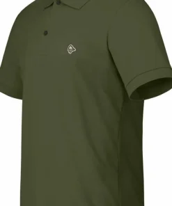 Norrøna Men's femund cotton Polo Shirt Olive Night
