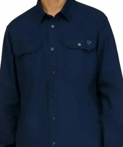 Norrøna Men's Femund Cotton Shirt Navy Blazer