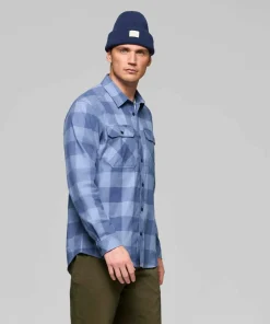 Norrøna Men's Femund Flannel Lightweight Shirt Frozen Fjord