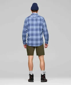 Norrøna Men's Femund Flannel Lightweight Shirt Frozen Fjord