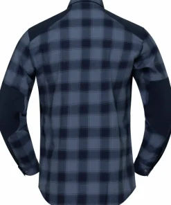 Norrøna Men's Femund Flannel Shirt Navy Blazer