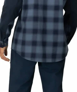 Norrøna Men's Femund Flannel Shirt Navy Blazer