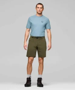 Norrøna Men's Femund Mid Cotton Shorts Olive Night