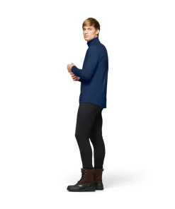 Norrøna Men's Femund PureUll Zip Neck Indigo Night