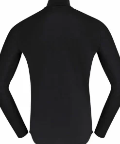Norrøna Men's Femund PureUll Zip Neck Caviar Black