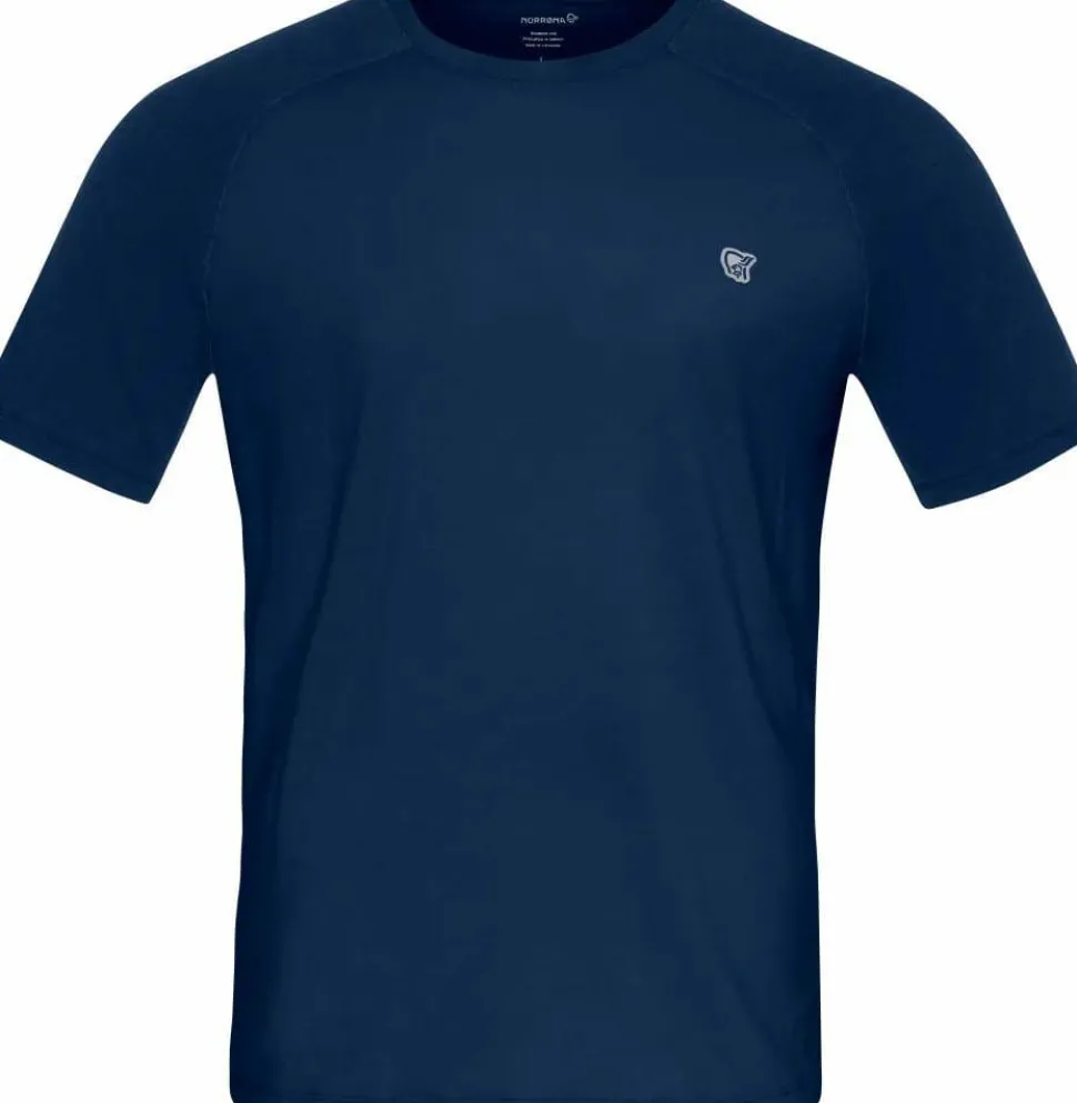 Norrøna Men's Femund PureUll T-Shirt Indigo Night