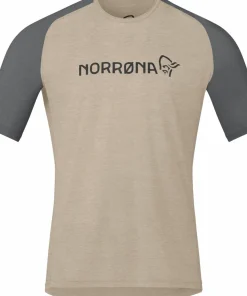 Norrøna Men's Fjørå Equaliser Lightweight T-Shirt Winter Twig/Beluga