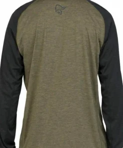 Norrøna Men's Fjørå Equaliser Lightweight Long Sleeve Olive Night