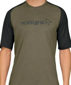 Norrøna Men's Fjørå Equaliser Lightweight T-Shirt Olive Night