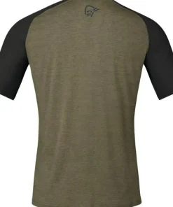 Norrøna Men's Fjørå Equaliser Lightweight T-Shirt Olive Night