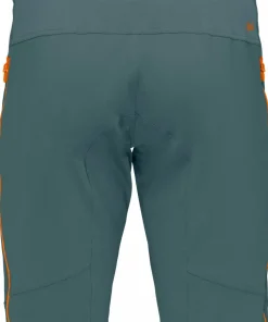 Norrøna Men's Fjørå Flex1 Heavy Duty Shorts North Atlantic/Orange Popsicle