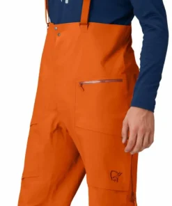 Norrøna Men's Møre GORE-TEX Salopette Gold Flame