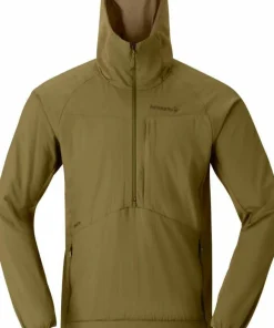 Norrøna Men's Møre Octa Zip Hood Dark Olive