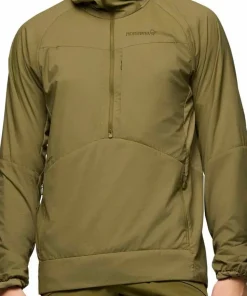 Norrøna Men's Møre Octa Zip Hood Dark Olive