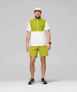Norrøna Men's Senja Aero90 Vest Golden Lime/snow White