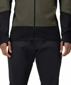 Norrøna Men's Senja Alpha90 Zip Hood Olive Night