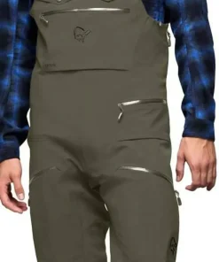 Norrøna Men's Tamok GORE-TEX Performance Shell Bib Beluga