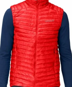 Norrøna Men's Trollveggen Superlight Down Vest Arednalin Red