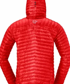 Norrøna Men's Trollveggen Superlight Down Hood Arednalin Red
