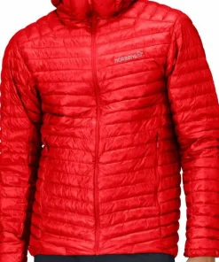 Norrøna Men's Trollveggen Superlight Down Hood Arednalin Red