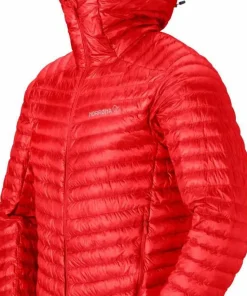 Norrøna Men's Trollveggen Superlight Down Hood Arednalin Red