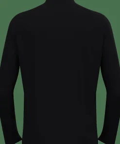 Odlo Men's Mid Layer Essential 1/2 Zip Black - Black
