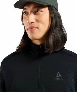 Odlo Men's Odlo Essential Thermal Mid Layer 1/2 Zip Black
