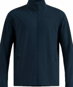Odlo Men's Odlo Essential Warm Cross Jacket Dark Sapphire