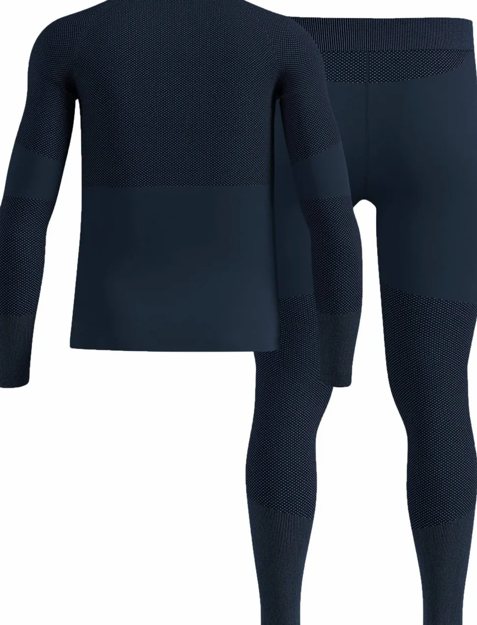 Odlo Men's Odlo Fundamentals Performance Warm Set Long Dark Sapphire