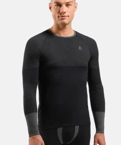 Odlo Men's Odlo Fundamentals Performance Warm Set Long Black