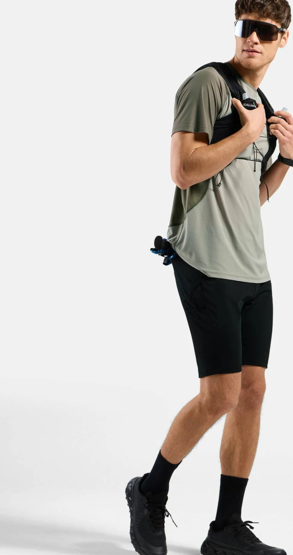 Odlo Men's Odlo X-Alp Trail Cargo Tights Short Black