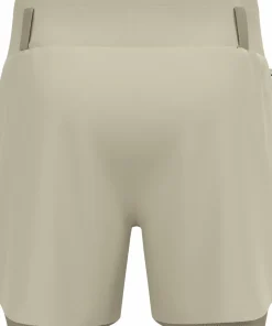 Odlo Men's Odlo X-Alp Trail 6 Inch 2-In-1 Short Agate Gray - Vetiver
