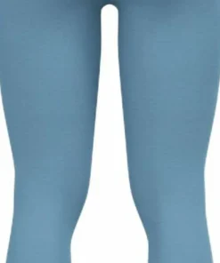 Odlo Men's Performance Wool 150 Base Layer Bottom Provincial Blue Melange - Black