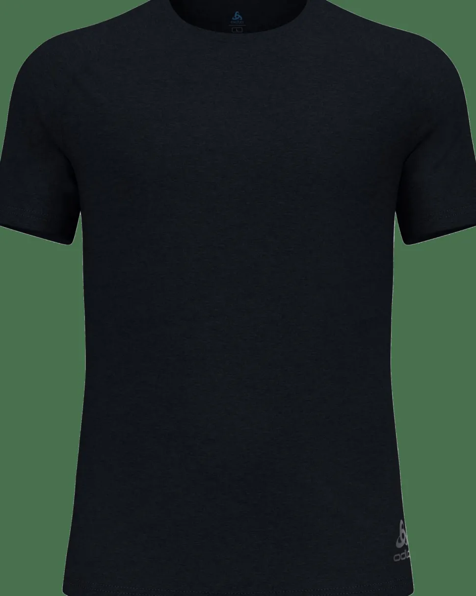 Odlo Men's T-Shirt Crew Neck S/S Essential 365 Black Melange