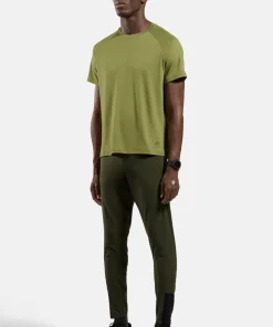 Odlo Men's T-Shirt Crew Neck S/S Essential 365 Guacamole Melange